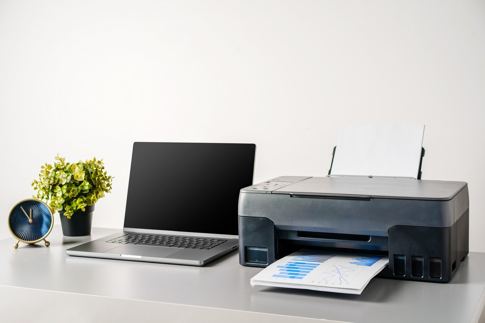 Drucker zeigt Offline-Status am Computer